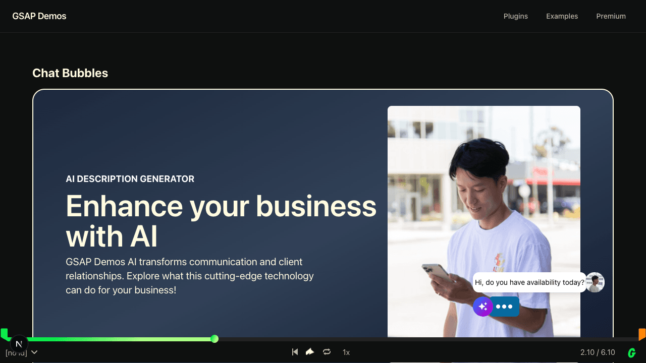 Chat Bubble Animation