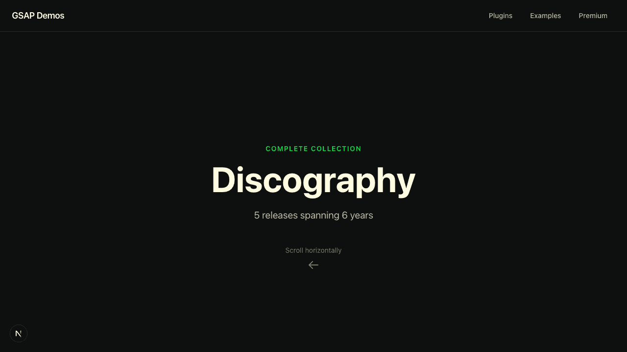 Discography Carousel