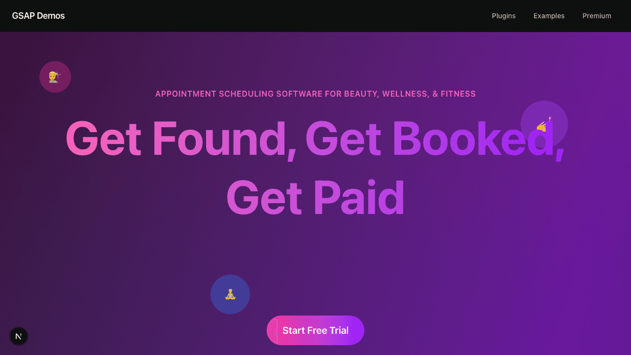 Scroll Page Sections