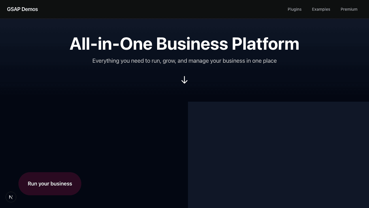 Sticky Scroll Section